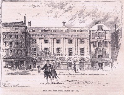 Det gamle East India House AD 1630 af Joseph Holland Tringham