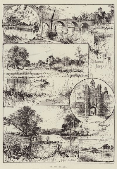 Op ad Themsen af Joseph Holland Tringham