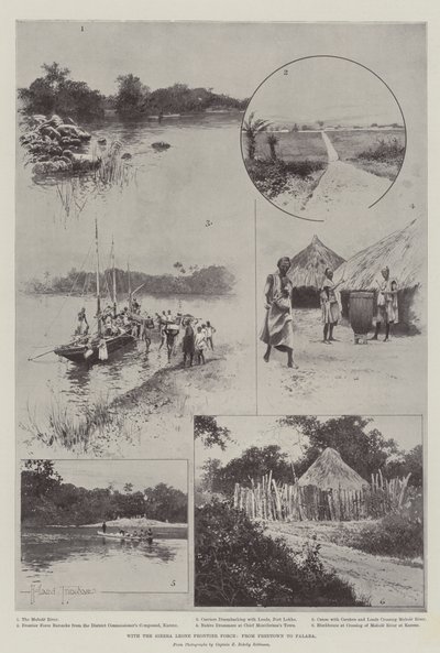 Med Sierra Leone Frontier Force, fra Freetown til Falaba af Joseph Holland Tringham