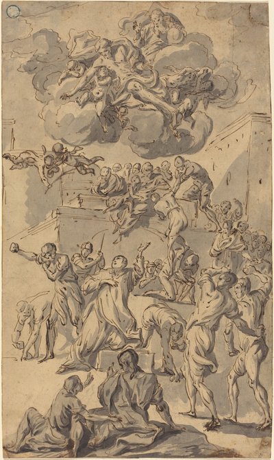 Steningen af Sankt Stefan af Joseph Ignace François Parrocel