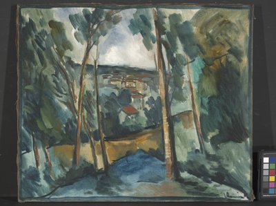 Village In The Valley (olie på lærred) af Joseph Jacob Plenck