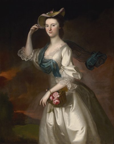 Portræt af Abigail Erving Scott, 1760 af Joseph Jonathan Blackburn