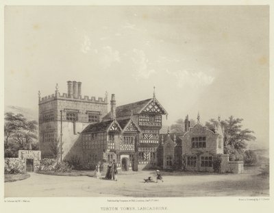 Turton Tower, Lancashire af Joseph Josiah Dodd