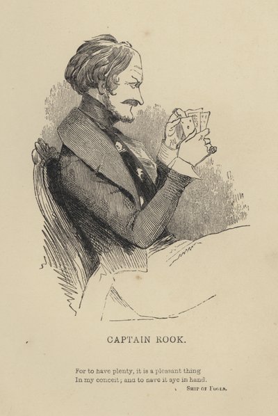 Kenny Meadows: Captain Rook (gravering) af Joseph Kenny (after) Meadows