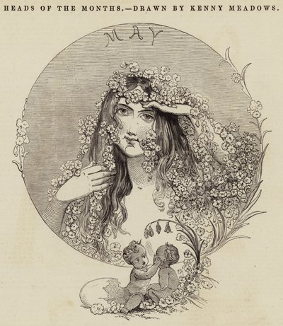 Månedens hoveder af Joseph Kenny Meadows