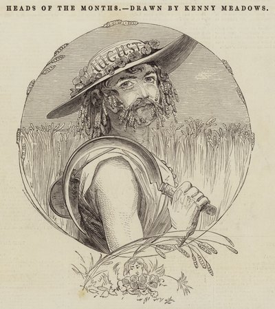 Månedens hoveder af Joseph Kenny Meadows