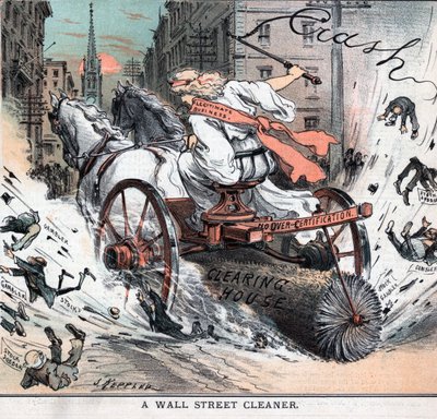 Wall Street cleaner af Joseph Ferdinand Keppler af Joseph Keppler