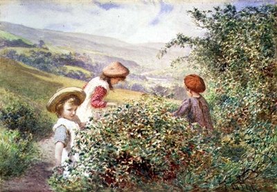Blackberry Pickers af Joseph Kirkpatrick