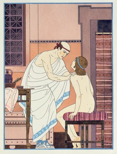 A Throat Examination, illustration fra 