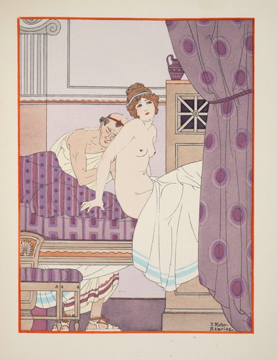 Åndedrætslyde, illustration fra "The Works of Hippocrates", 1934 af Joseph Kuhn Regnier