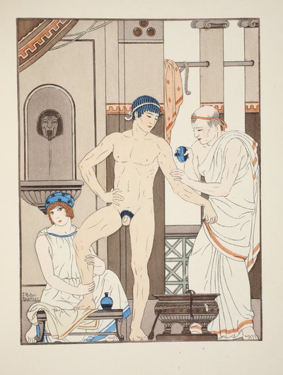 Massage, illustration fra 