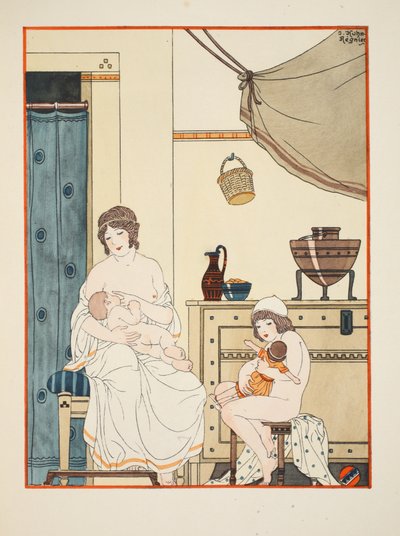 Nursing of Infants, illustration fra 