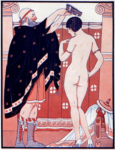 Tre feminine priser - Skønhedspris - illustration fra la Vie Parisienne, 1929 af Joseph Kuhn Regnier