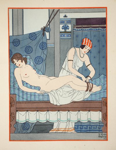 Binding af benene sammen, illustration fra 
