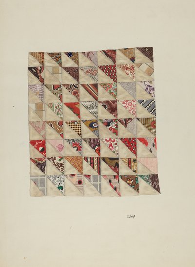 Stykke Calico Patchwork af Joseph L. Boyd