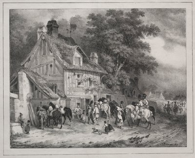 Album af 1829: Souvenir of Normandy, 1828. af Joseph Louis Hippolyte Bellange