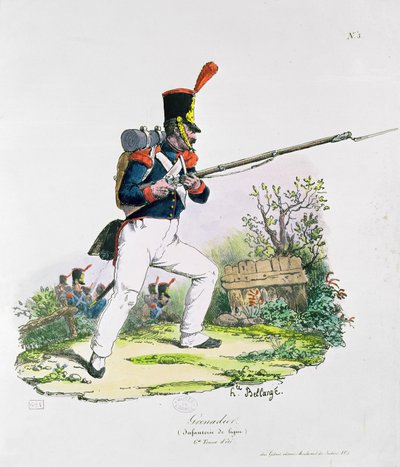 Grenadiervagten af Joseph Louis Hippolyte Bellange