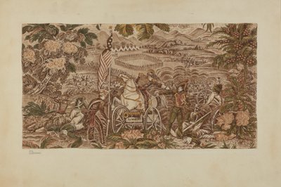Historisk trykt tekstil, ca. 1939. af Joseph Lubrano