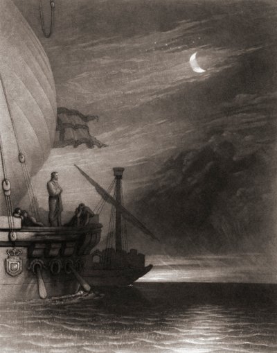 Land opdaget af Columbus af Joseph Mallord William (after) Turner