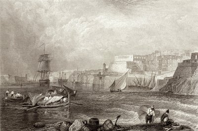 Malta af Joseph Mallord William (after) Turner