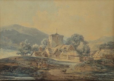 A Country Village Church, c.1794 af Joseph Mallord William Turner