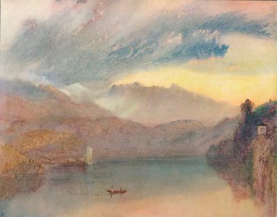 En schweizisk sø, 1909 af Joseph Mallord William Turner