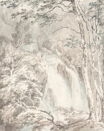 Et vandfald af Joseph Mallord William Turner