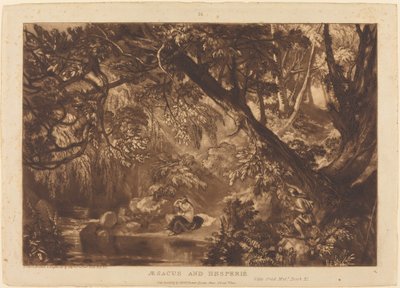 Aesacus og Hesperie af Joseph Mallord William Turner