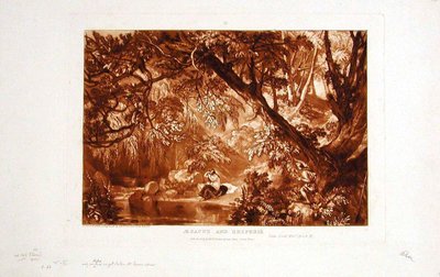 Aesacus und Hesperie af Joseph Mallord William Turner