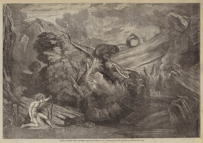 Apollo dræber Python af Joseph Mallord William Turner