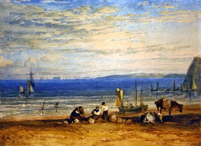 Babbacombe Bay (akvarel på papir) af Joseph Mallord William Turner