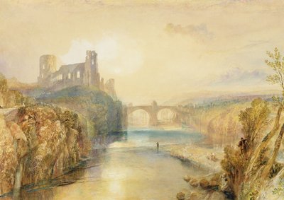 Barnard Castle (akvarel, gouache, pen og blæk på papir) af Joseph Mallord William Turner