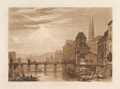 Basel Liber Studiorum, del I, tavle 5, 11. juni 1807. af Joseph Mallord William Turner