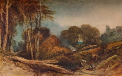 Beeston Castle, Cheshire, c1839, 1938 af Joseph Mallord William Turner