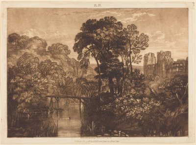 Berry Pomeroy Castle af Joseph Mallord William Turner