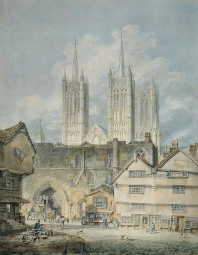 Katedralkirken i Lincoln, 1795 af Joseph Mallord William Turner