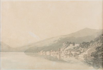 Kloster ved Villa Giulia, Comosøen, ukendt dato (akvarel på papir) af Joseph Mallord William Turner