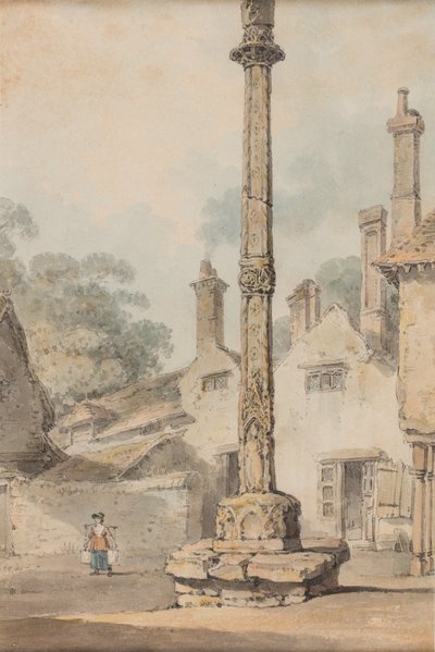 Country Cross, ca. 1850 (akvarel på papir) af Joseph Mallord William Turner
