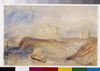 Dunstaffnage (akvarel og gouache på hvidt papir) af Joseph Mallord William Turner