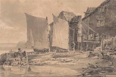 Fiskerhytte, Dover af Joseph Mallord William Turner