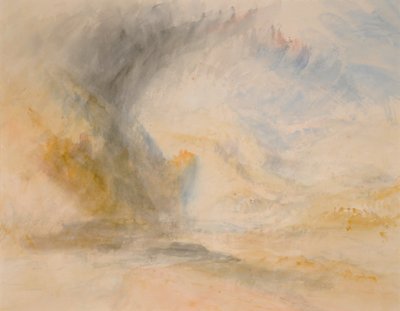 Foot of St. Gothard, ca. 1842 (akvarel på papir) af Joseph Mallord William Turner