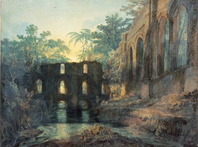 Fountains Abbey (akvarel) af Joseph Mallord William Turner