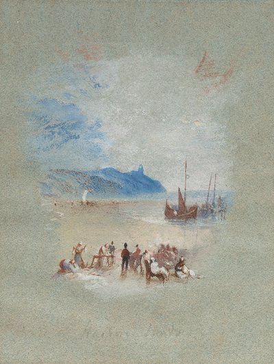 Hasborough Sands af Joseph Mallord William Turner
