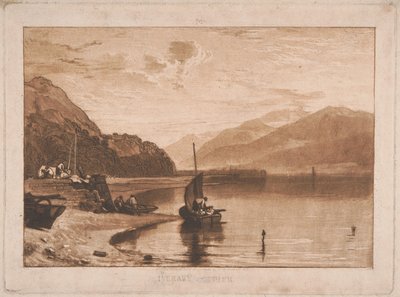 Inverary Pier, Loch Fyne, om morgenen af Joseph Mallord William Turner