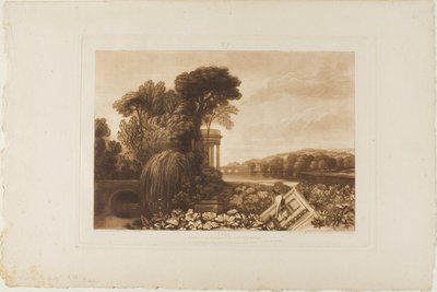 Isis, plade 68 fra Studiebogen af Joseph Mallord William Turner
