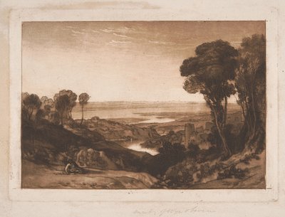 Sammenløbet mellem Severn og Wye af Joseph Mallord William Turner