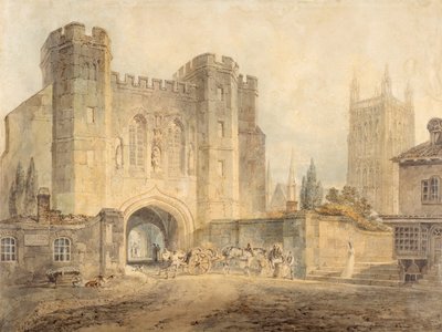 Kong Edgars Port, Worcester af Joseph Mallord William Turner