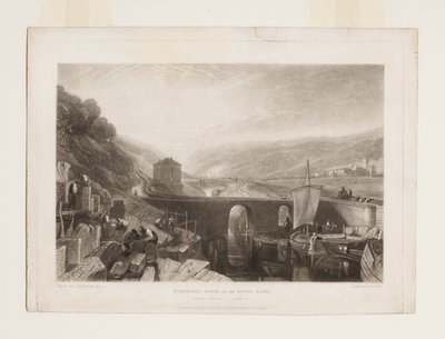 Kirkstall-slusen ved floden Aire af Joseph Mallord William Turner