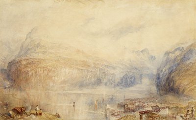 Vierwaldstättersøen fra Brunnen af Joseph Mallord William Turner