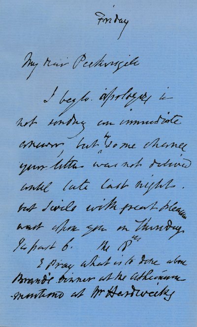 Brev fra JMW Turner, c1840 1904 af Joseph Mallord William Turner